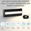 Black Plug-in Integrated LED Outdoor Sconce