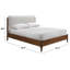 Solacina Wood Frame Bed-859155255-859155252