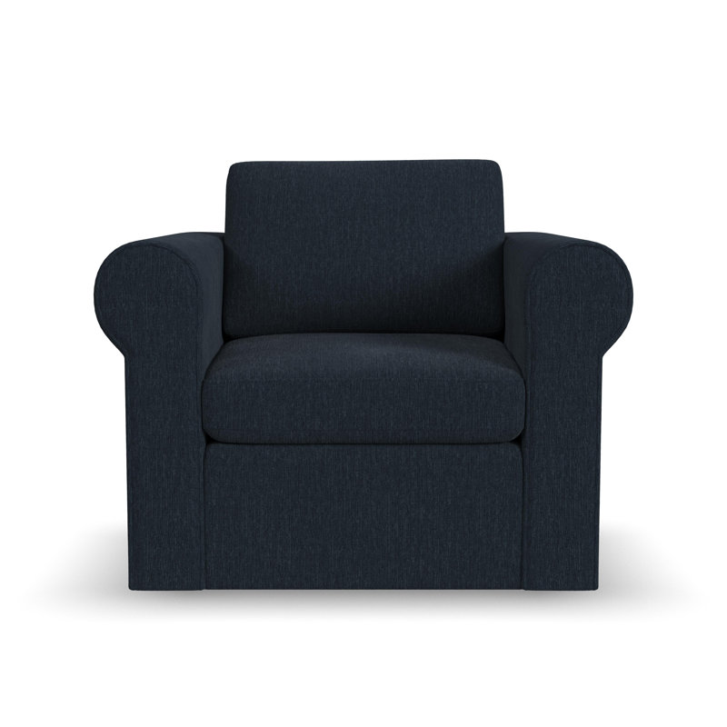 Lockheart Accent Chair Slope Arm, Blue