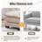 Elegant Chenille Living Sofa