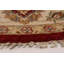 Tapis rouge foncé noué à la main One Of Kind Jamshidpour 6 pi 0 po x 6 pi 0 po