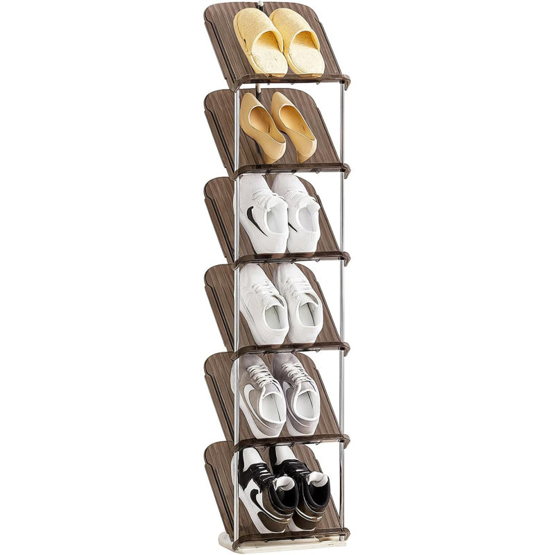 6 Pair Shoe Rack