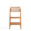Ensemble de 2 chaises pliantes naturelles