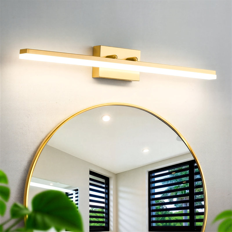 Barre d'éclairage de salle de bain 36 lumières DEL 36 W à intensité variable 36 W Alfonza, Blanc chaud 3 000 K, L 36,61 po