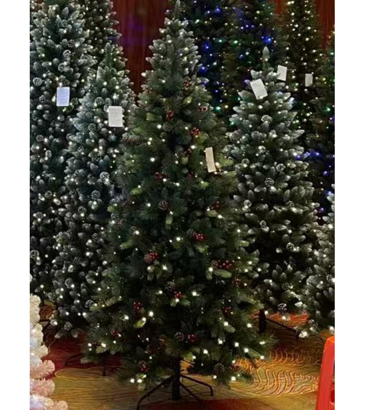 Arbre de Noël Pinecone Red Berry PE