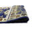 Katriona Geometric Handmade Runner 2'6 x 8'1 Wool Area Rug Navy Blue