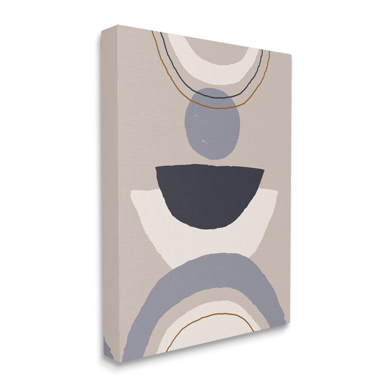 «Boho Inspired Abstraction», impression sur toile, Toile tendue, H 20 po x l 16 po x 1,5 po
