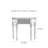 Rural Retro Minimalist Console Table