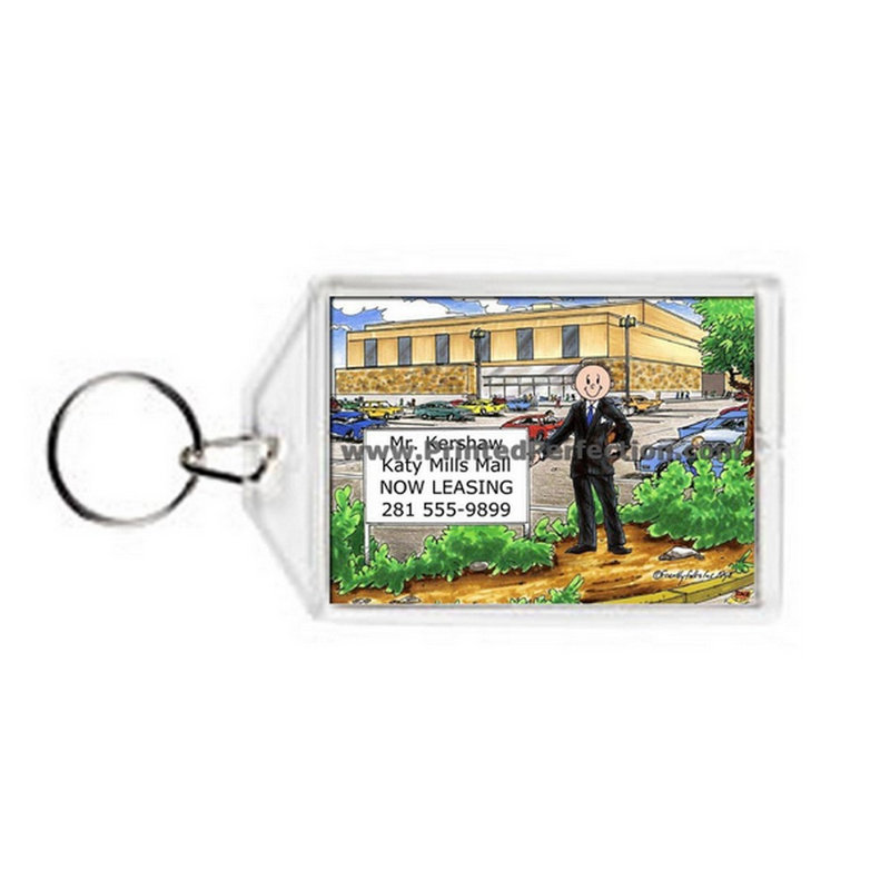 Porte-clés personnalisé en acrylique