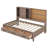 Cara Twin Size Lounge Daybed with Storage Shelves-818993791
