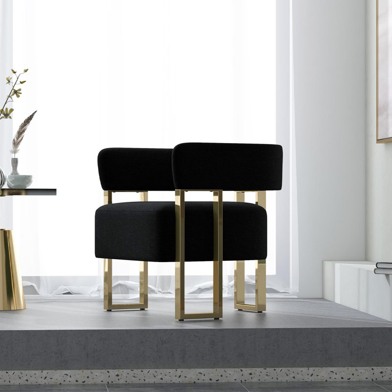 Fauteuil Accent, Noir