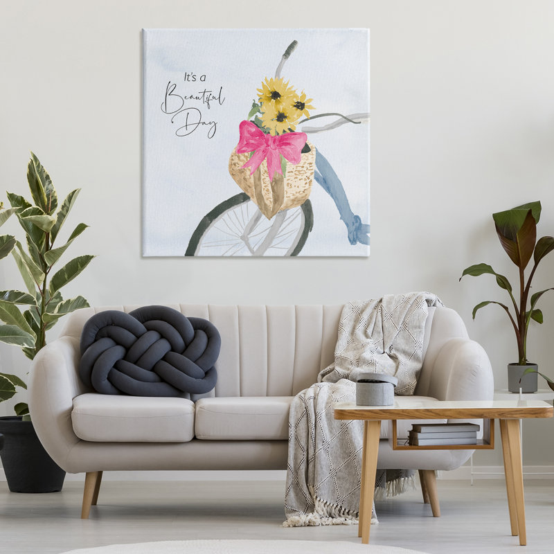 "It's a Beautiful Day", impression sur toile par Lucille Price, H 36 po x l 36 po