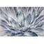 Fleur bleue et grise | «Contemporary Livingroom», reproduction encadrée