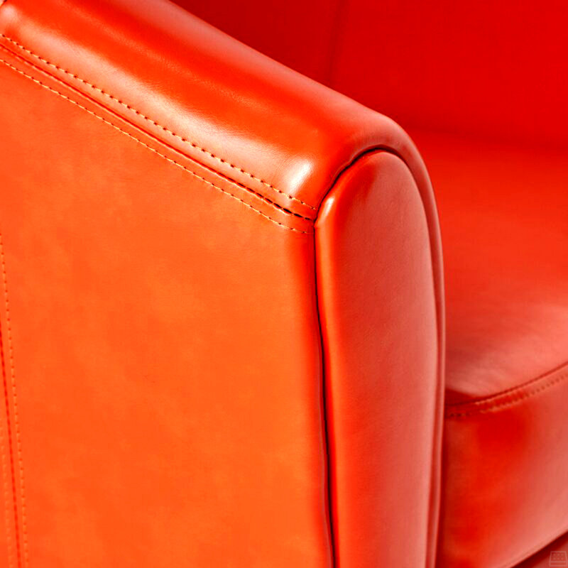 Fauteuil club en similicuir