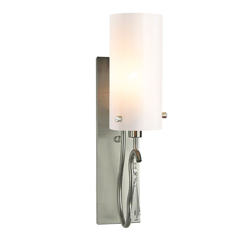 Haley Armed Sconce, Nickel