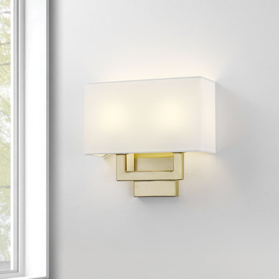 Christine 2-Light Hardwired Dimmable Wall Sconce