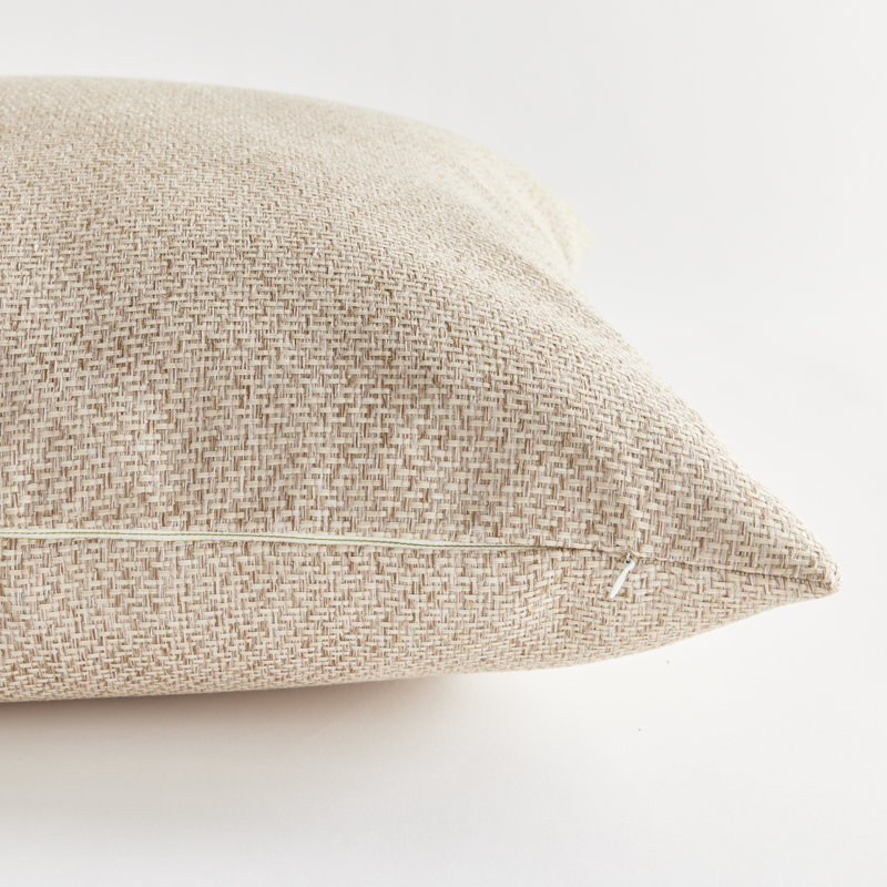Blake Polyester Indoor/Outdoor Pillow Cover & Insert, Square, 24"H x 24"W