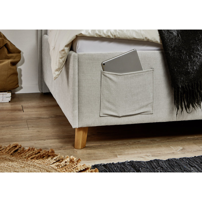 Chickerell Storage Bed, 120 x 200cm, Beige