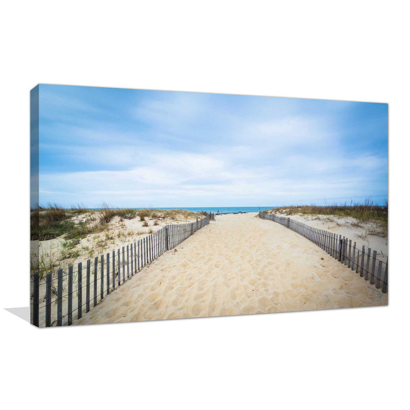 « beach shores », reproduction de photo sur toile tendue, H 36 po x l 60 po x P 1,5 po