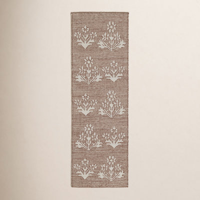 Heidi Botanical Flatweave Jute Rug