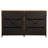 6-Drawer Dresser With Large Fabric Drawers, Walnut-1167081148