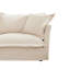 Canapé modulaire en U à 4 places avec housse de protection Cocuh, canapé modulaire sans accoudoirs avec repose-pieds réversible et grands coussins de style français, canapé modulaire à assise profonde et confortable, couleur crème-914912908-921705760-927296167