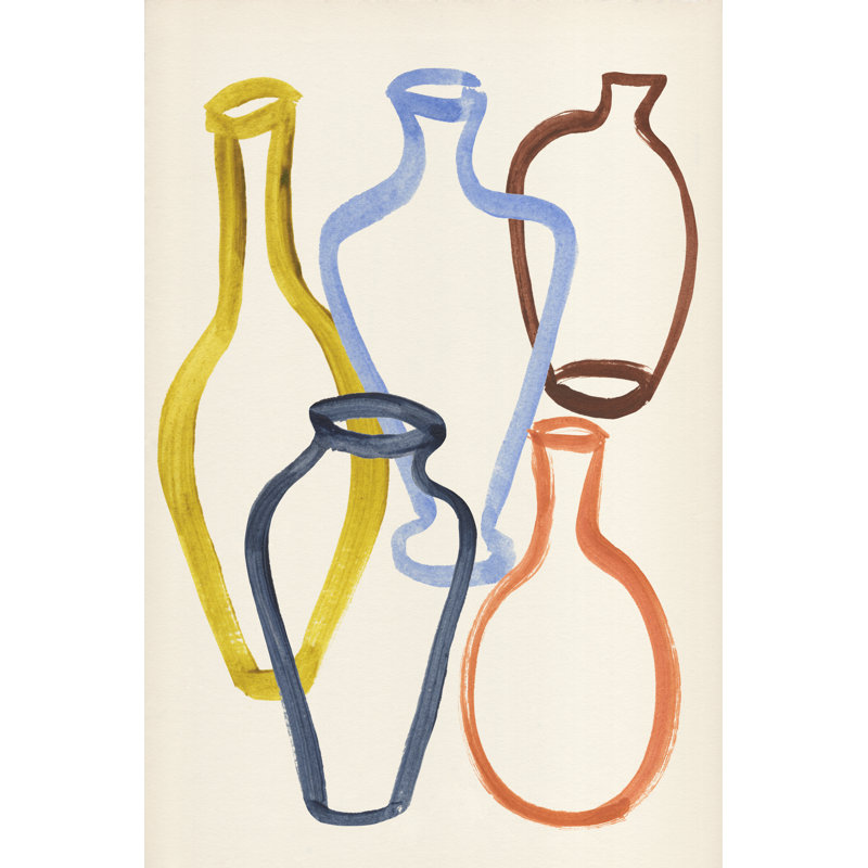 Le Vase I by Annie Warren - No Frame Print on Canvas, 46cm H x 30cm W x 3.8cm D
