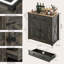 Buffet avec lumière DEL 31,5 po Delmonta-1563767811
