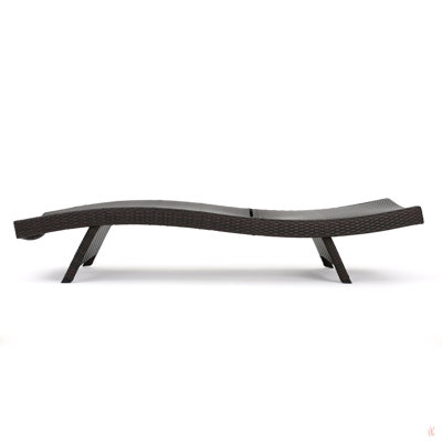 Chaise longue en osier Salem