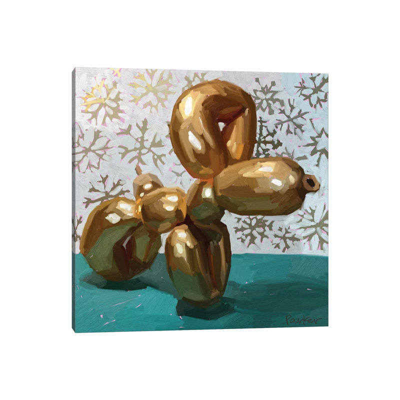 Snow Pup by Teddi Parker - Wrapped Canvas Gallery-Wrapped Canvas Giclée, 45.72 cm H x 45.72 cm W