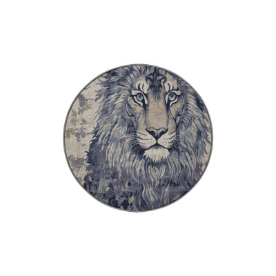 Machine Washable Gray Area Rug