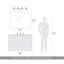 Ensemble de meuble-lavabo 4 lumières Brynnan-107150014-107150003
