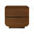 Burke Solid Wood 2-Drawer Nightstand, Fully Assembled