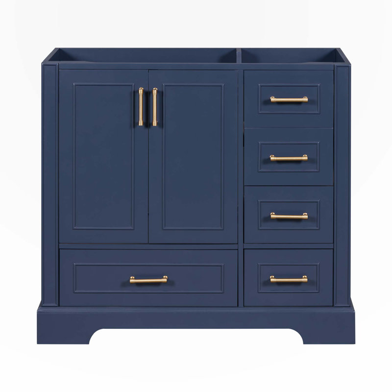 Base de meuble-lavabo simple Sydonie 35,40 seulement, Bleu marine
