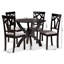 Ensemble repas pour quatre personnes