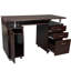 Bureau d'ordinateur complet avec rangement, chocolat-1709579345