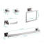 Ensemble de 5 accessoires de quincaillerie de salle de bain-128562736