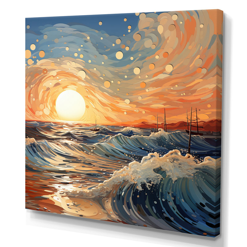 Photo de plage Sunkissed Sands IV - Décoration murale nautique et plage, H 30 po x l 30 po x P 1 po, Toile tendue