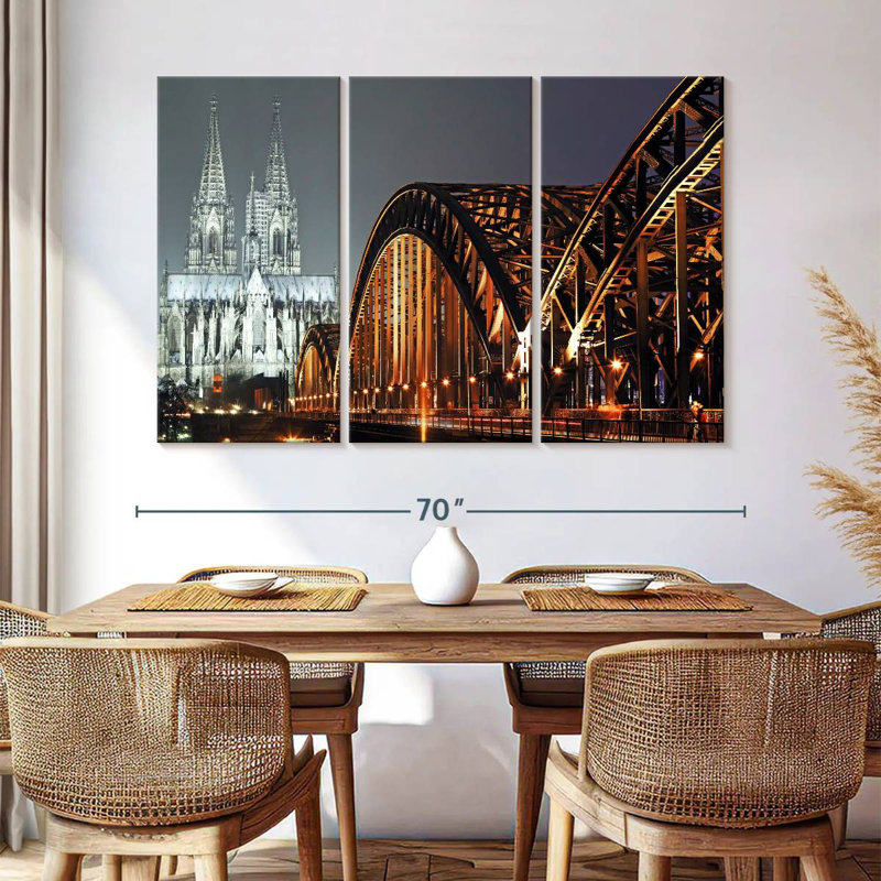 Pont vers la cathédrale de Cologne