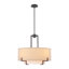  Lustre suspendu pour îlot de cuisine 4 lumières Calmere
