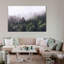 Impression sur toile Hazy Pine Forest-519452312
