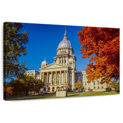 Illinois Capitol Autumn