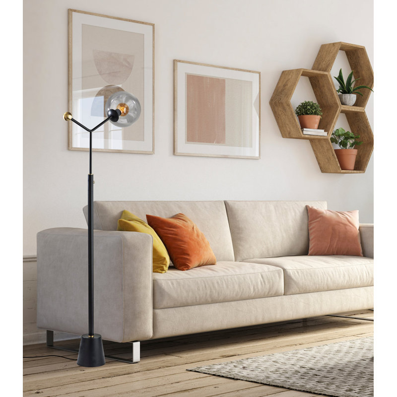 Calcott 62'' Matte Task Floor Lamp