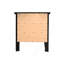 Table de chevet chic noire décontractée pour les chambres à coucher-1155591033