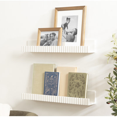 Ensemble de deux tablettes à corniches