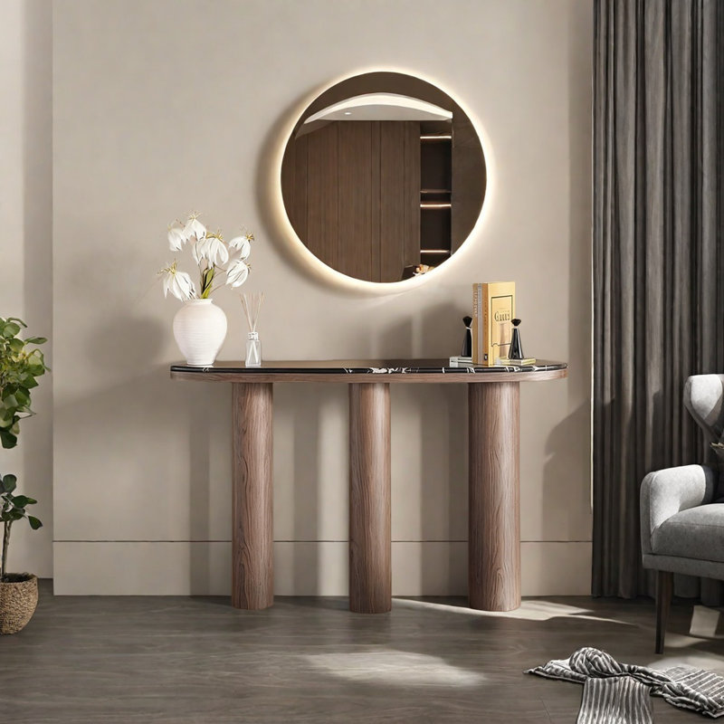 Console Retro Minimalist Art, H 31,5 po x l 47,24 po x P 15,75 po