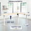 Bureau d'angle électrique VIVO, poste de travail en L-102434984-102434968