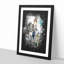 Magic Kingdom In Orlando Florida Paint Splash - Picture Frame Graphic Art-56923076-56923077