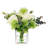 Faux Silk Rose Arrangement in Vase