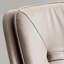Chaise d'appoint à dossier beige uni (ensemble de 2)-1057946555